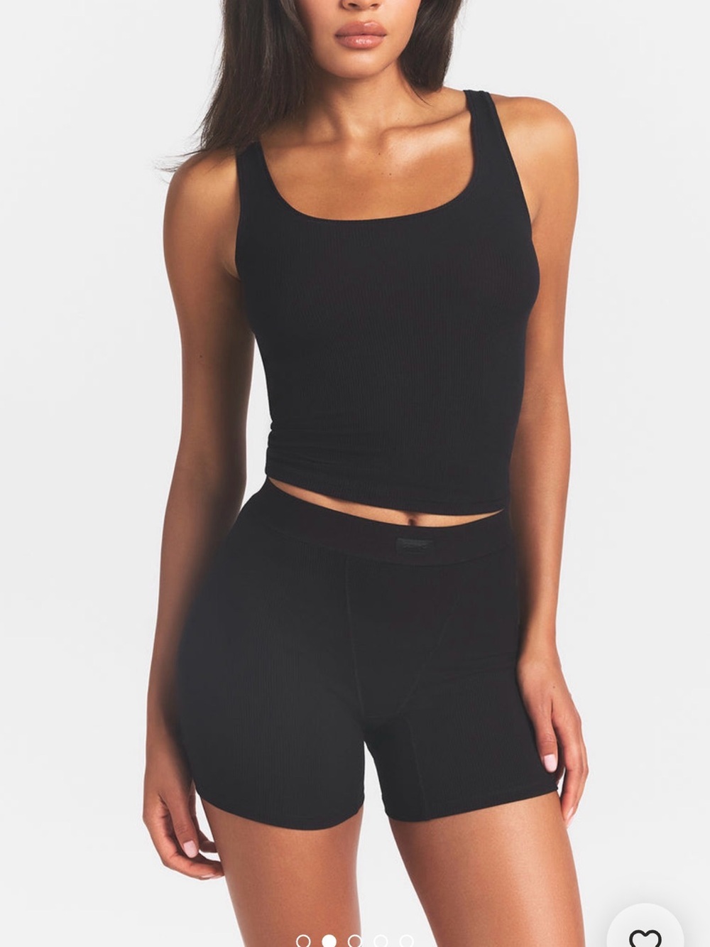 SKIMS Soft Lounge Tank - Onyx S